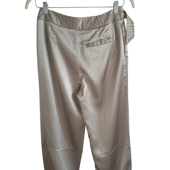 Maeve Metallic Satin Parachute Trousers, Size 6 - Picture 10 of 12